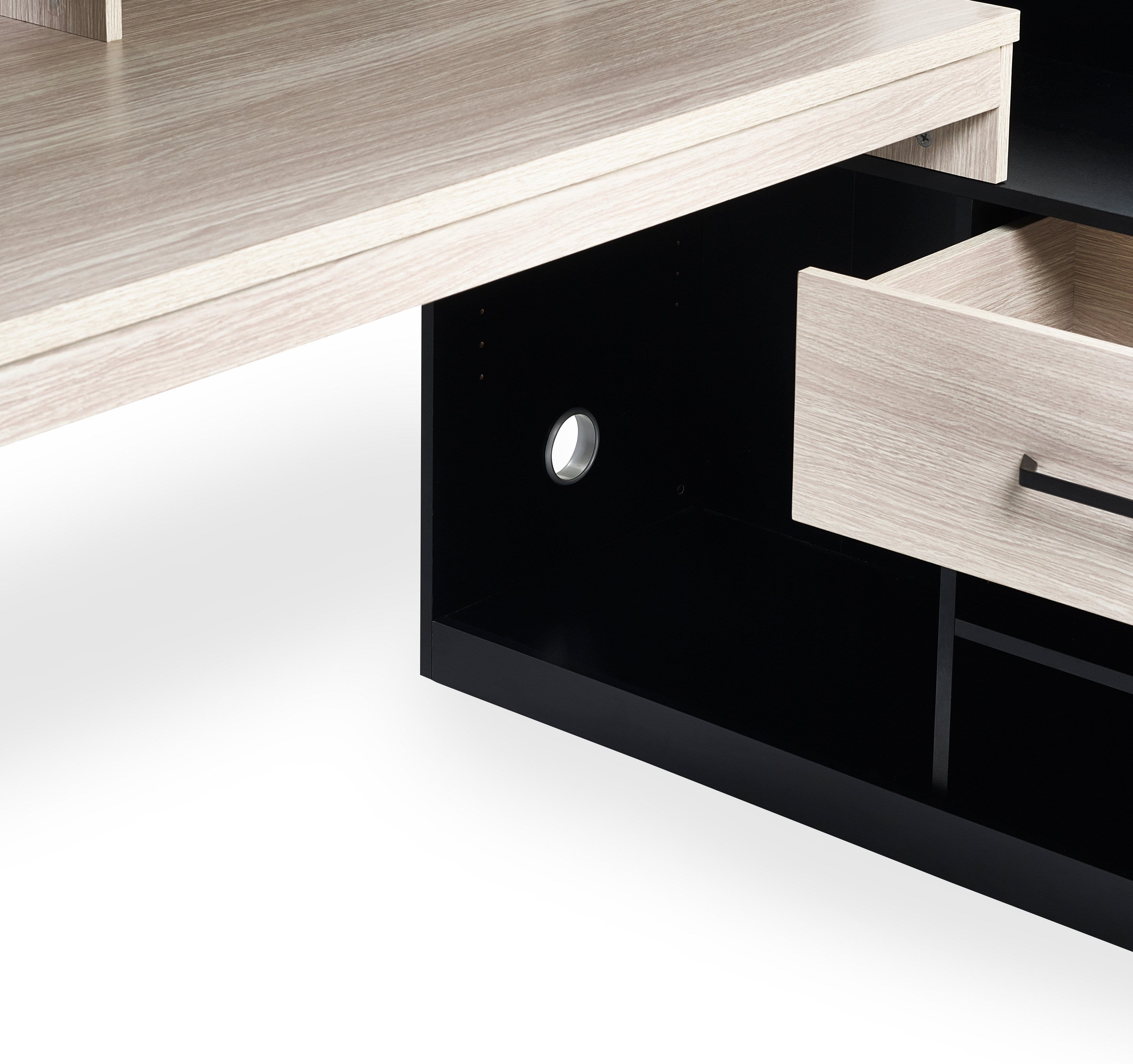 Blaze Gaming Highsleeper Bed - Black And Pale Wood – Julian Bowen, view 8