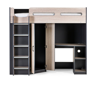 Hercules High Sleeper - Woodgrain & Anthracite – Julian Bowen, view 3