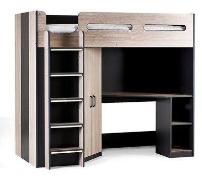 Hercules High Sleeper - Woodgrain & Anthracite – Julian Bowen