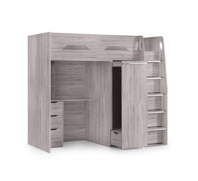 Pegasus Highsleeper Grey Oak – Julian Bowen, view 2
