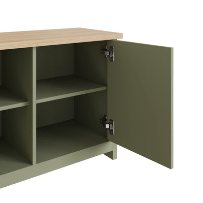 Lancaster Shoe Storage Sage Green – GFW, view 8