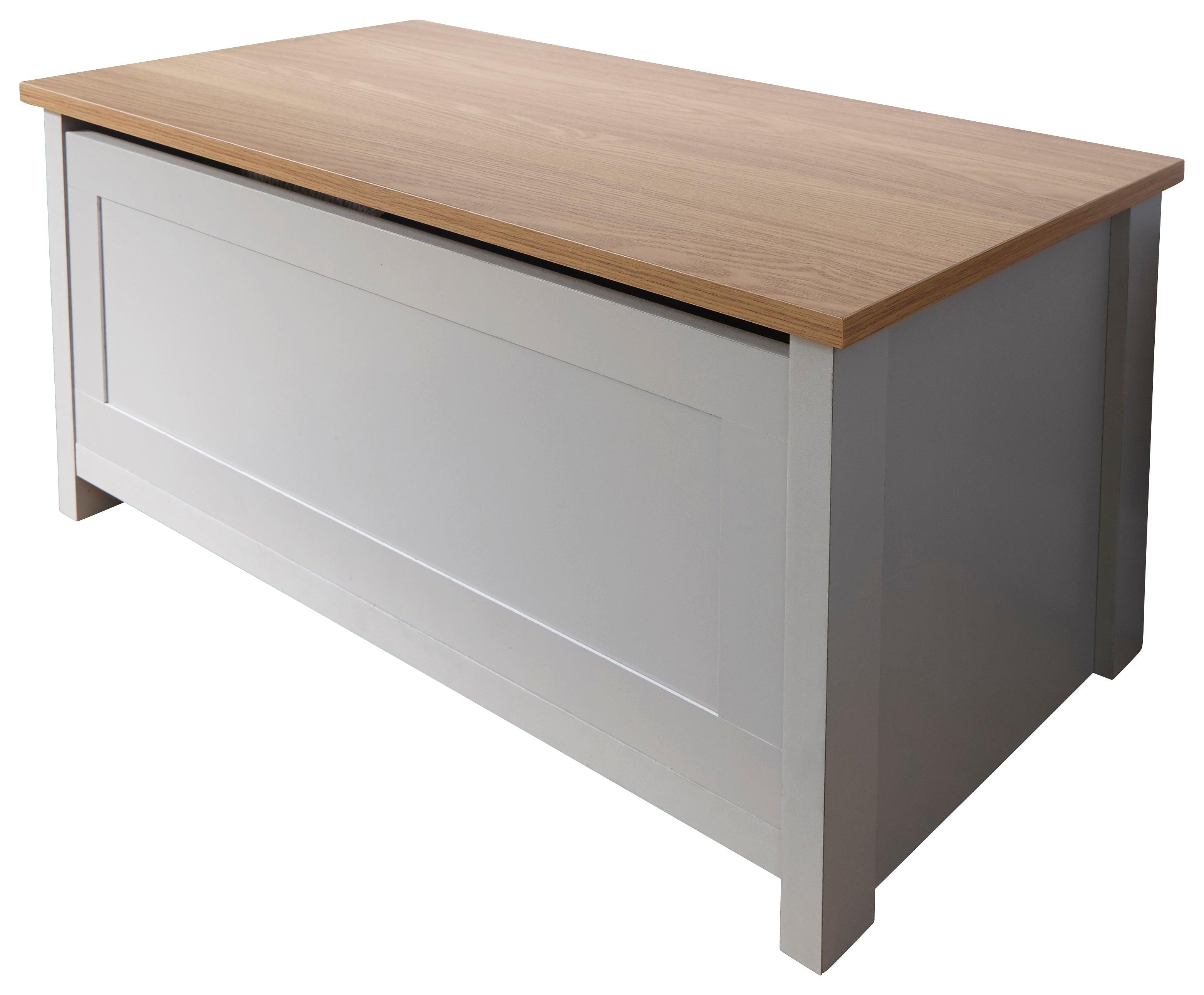 Lancaster Ottoman Storage Grey – GFW