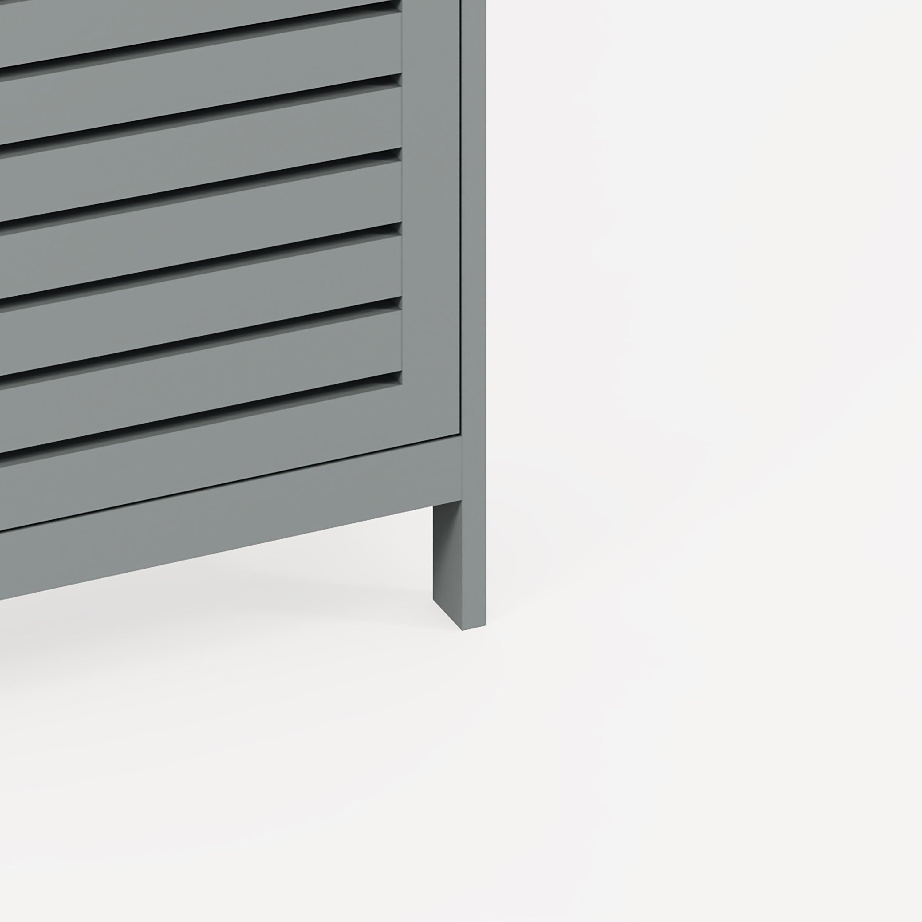 Bergen Three Tier Shoe Cabinet – Grey