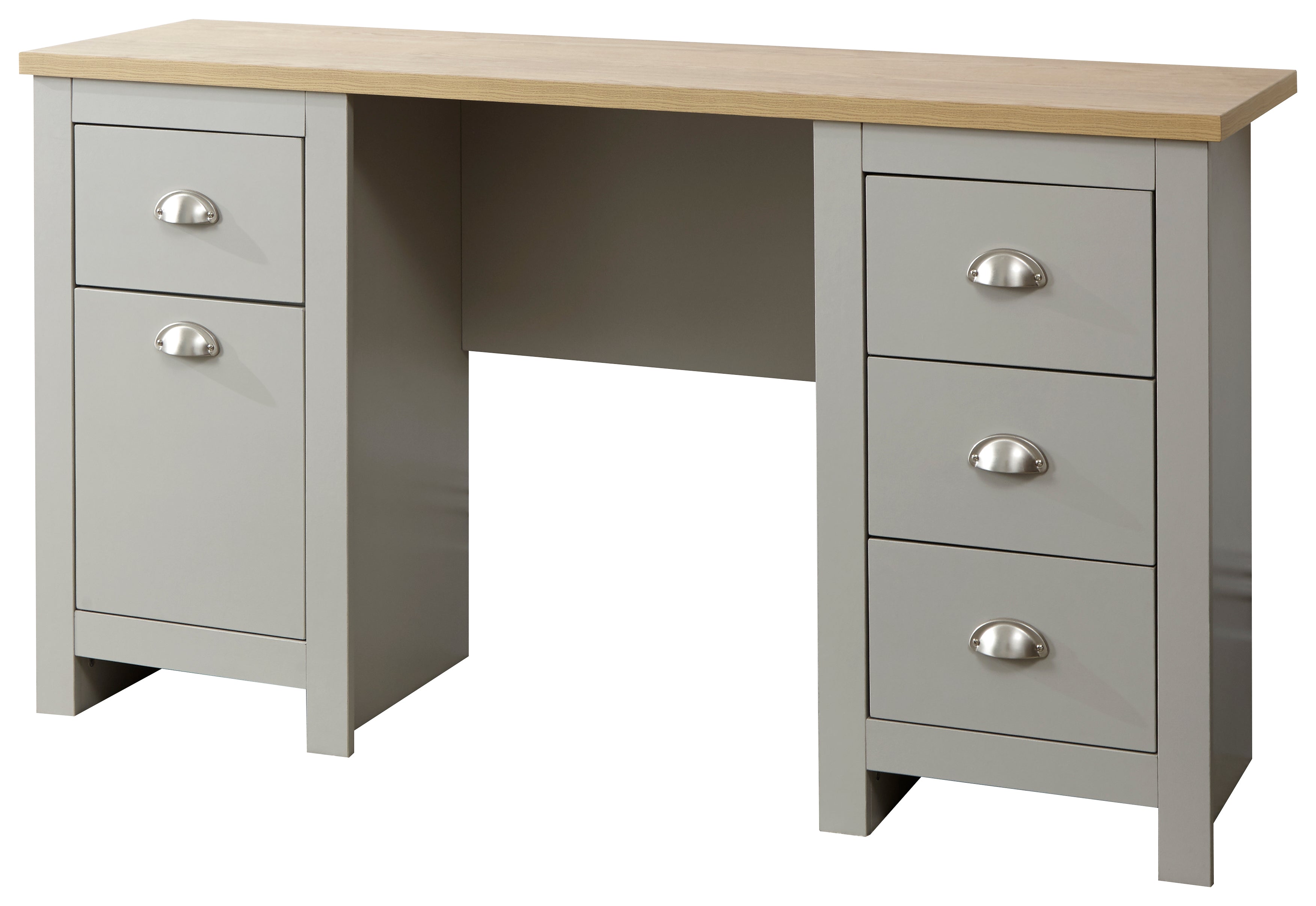 Lancaster Study Desk Grey – GFW