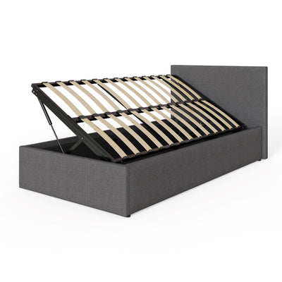 Side Lift Ottoman Bed Grey – GFW, view 13