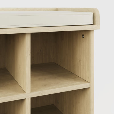 Kempton Shoe Bench Oak – GFW, view 5