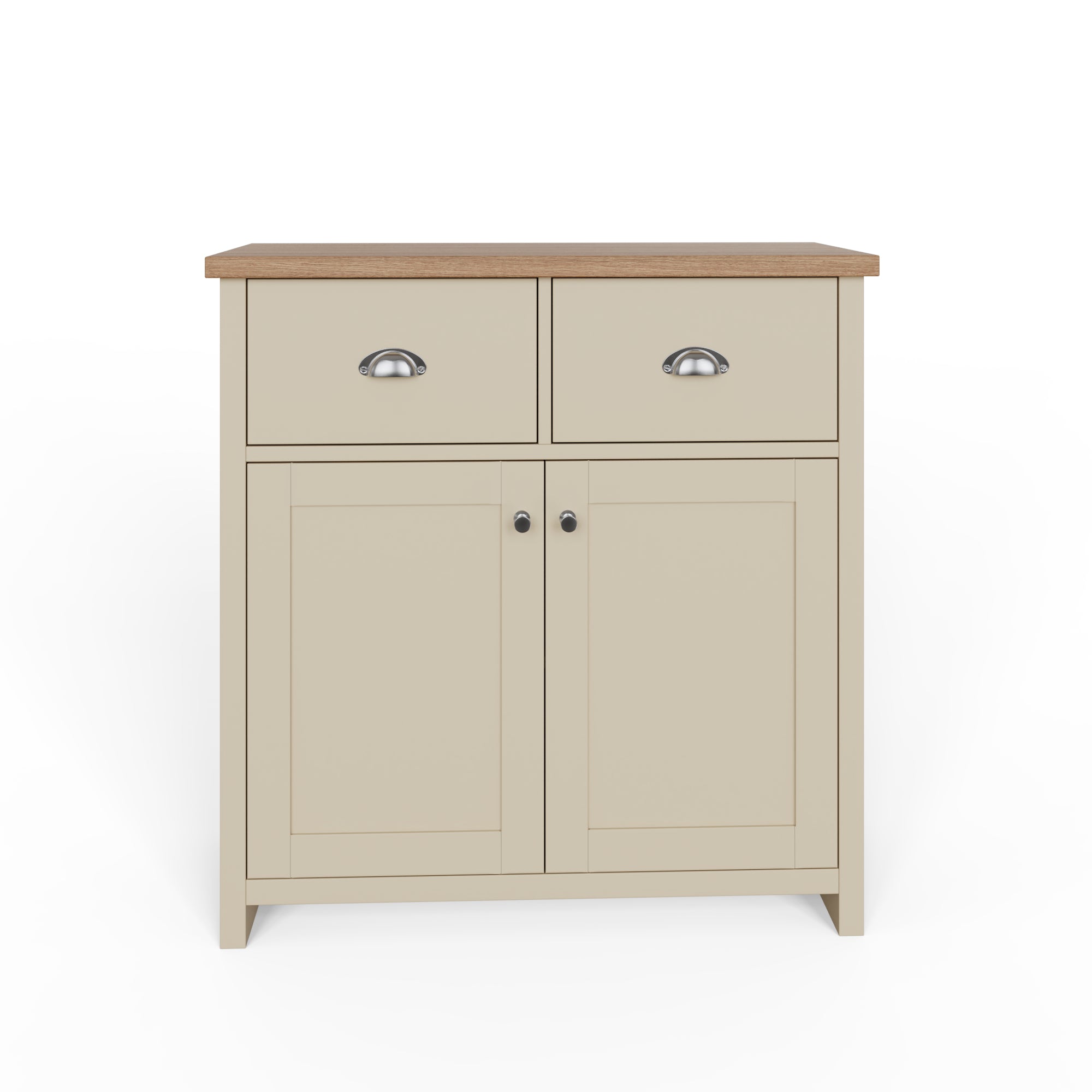 Lancaster Compact Sideboard – Cream & Oak