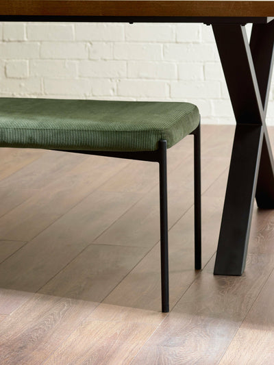 Leonie Bench - Green – Julian Bowen, view 4