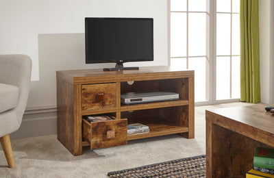 Jakarta 2 Drawer TV Unit Mango – GFW, view 8