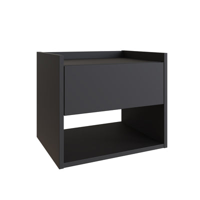 Harmony Wall Mounted Pair Of Bedside Tables Anthracite - GFW – GFW, view 5