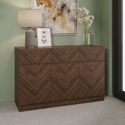 Catania Large Sideboard Royal Walnut – GFW, view 2