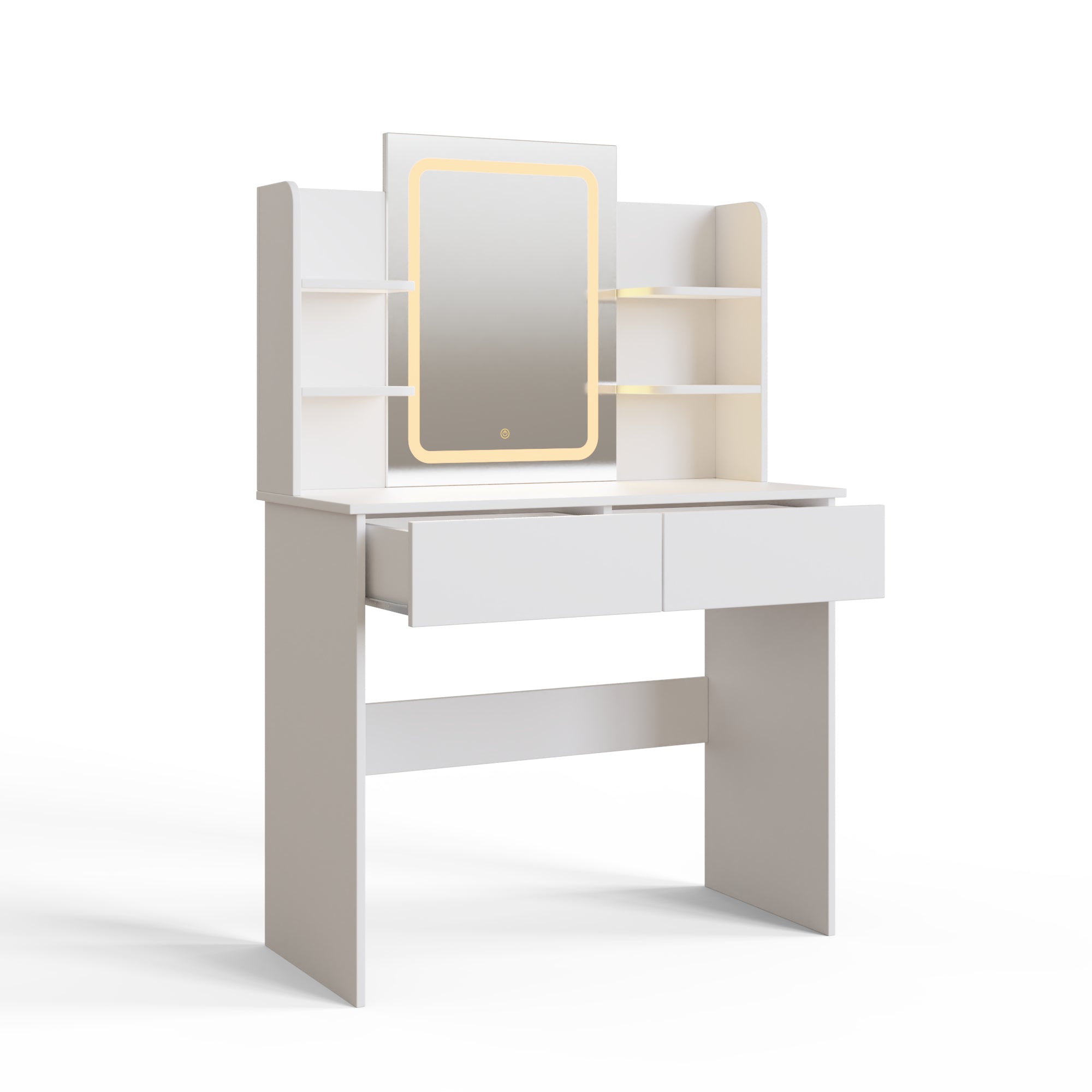 Sadie LED Dressing Table – White