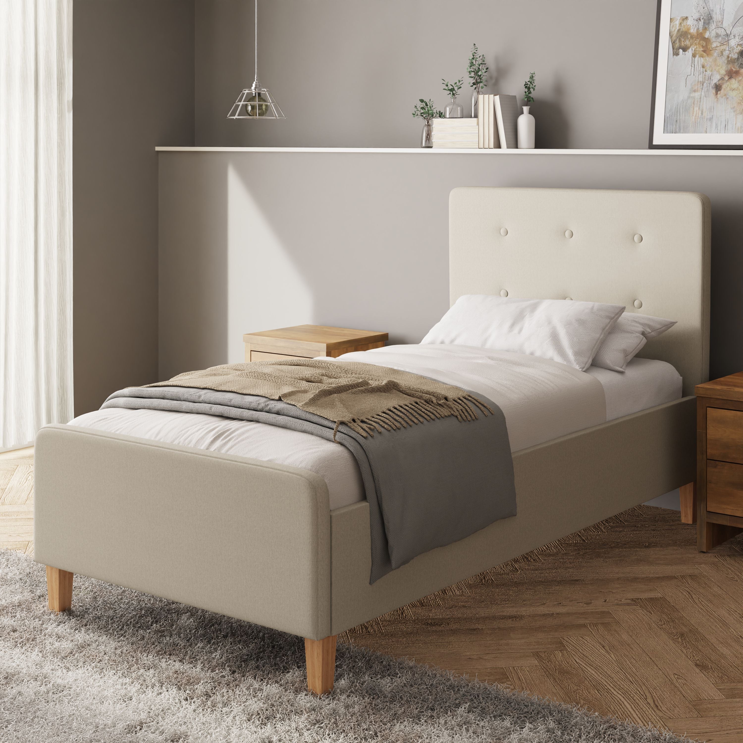 Ashbourne Ottoman Bed Natural – GFW, view 9