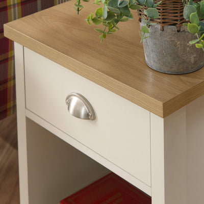 Lancaster Lamp Table Cream – GFW, view 5
