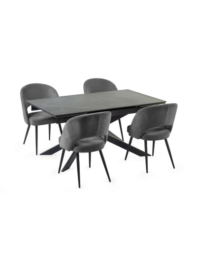 Ella Dining Chairs - Onyx (Set of 2) – Julian Bowen, view 10