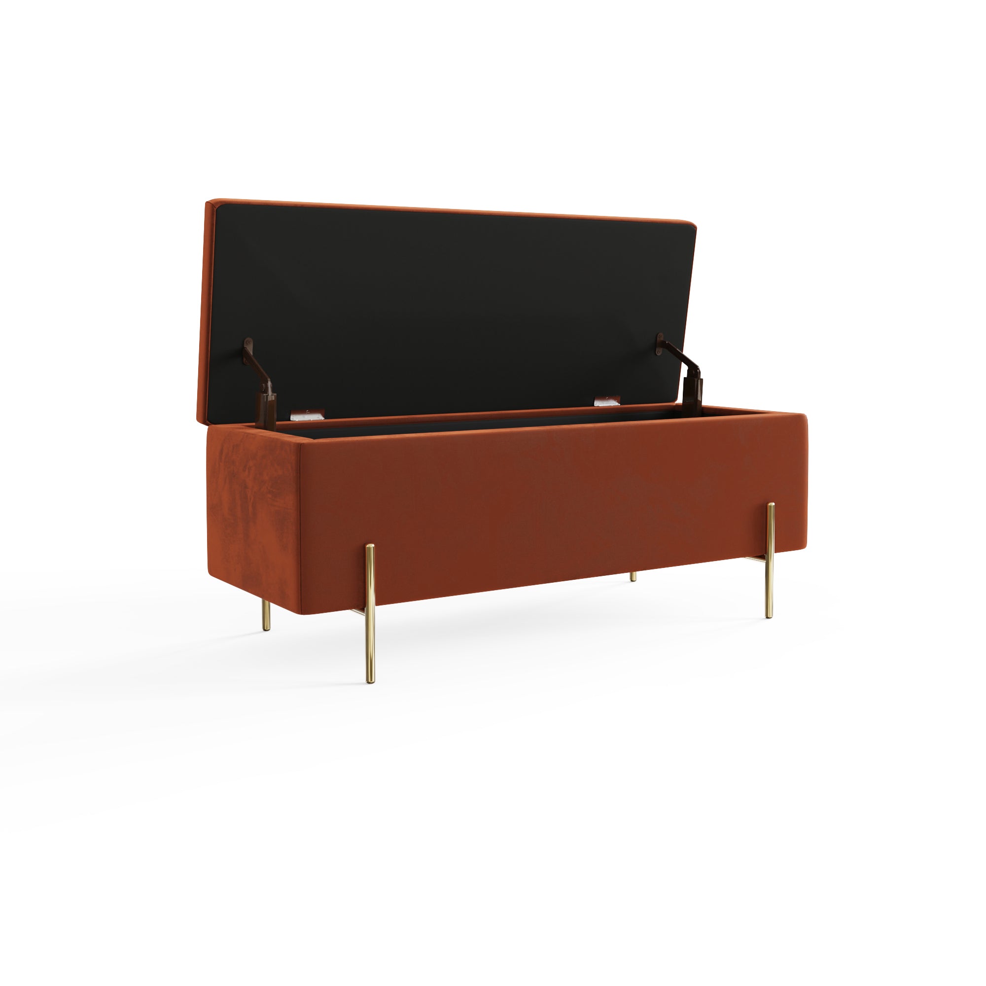 Mystica Ottoman Storage Bench Russet – GFW, view 5