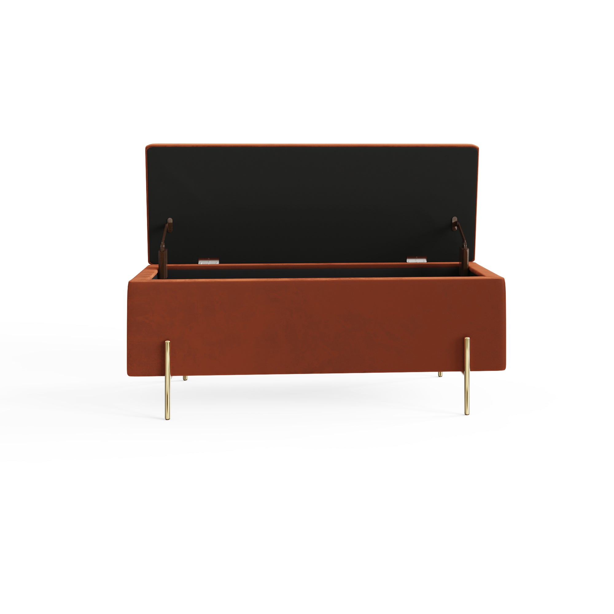 Mystica Ottoman Storage Bench Russet – GFW, view 7