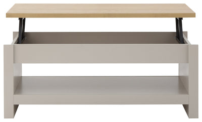 Lancaster Lift Up Coffee Table Grey – GFW, view 12