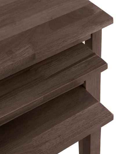 Cleo Walnut Nest of Tables – Julian Bowen, view 5