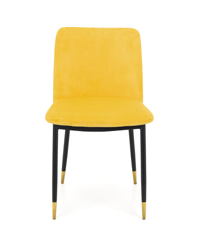 Delaunay Dining Chairs - Mustard (Set Of 2) – Julian Bowen, view 4