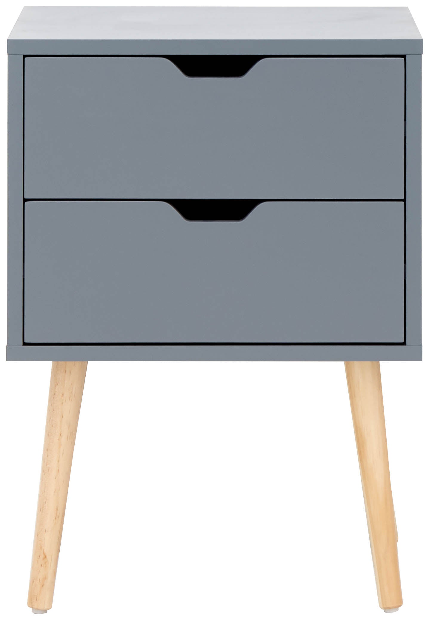 Nyborg Pair Of 2 Drawer Bedsides – Dark Grey