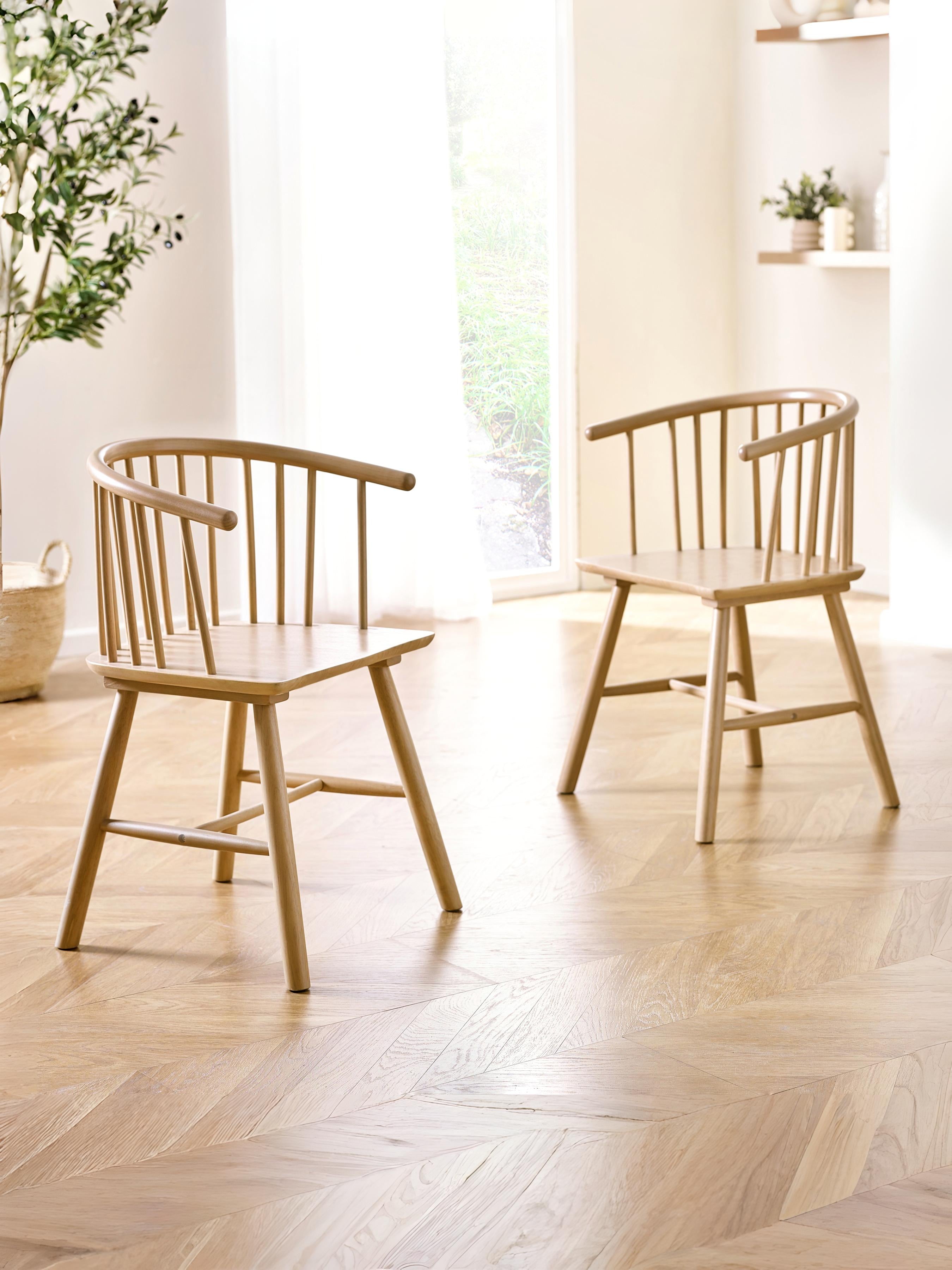 Kaito Oak Dining Chairs (Set of 2) – Julian Bowen, view 14