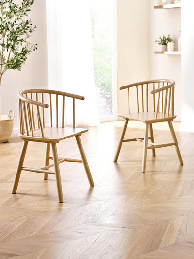 Kaito Oak Dining Chairs (Set of 2) – Julian Bowen, view 14