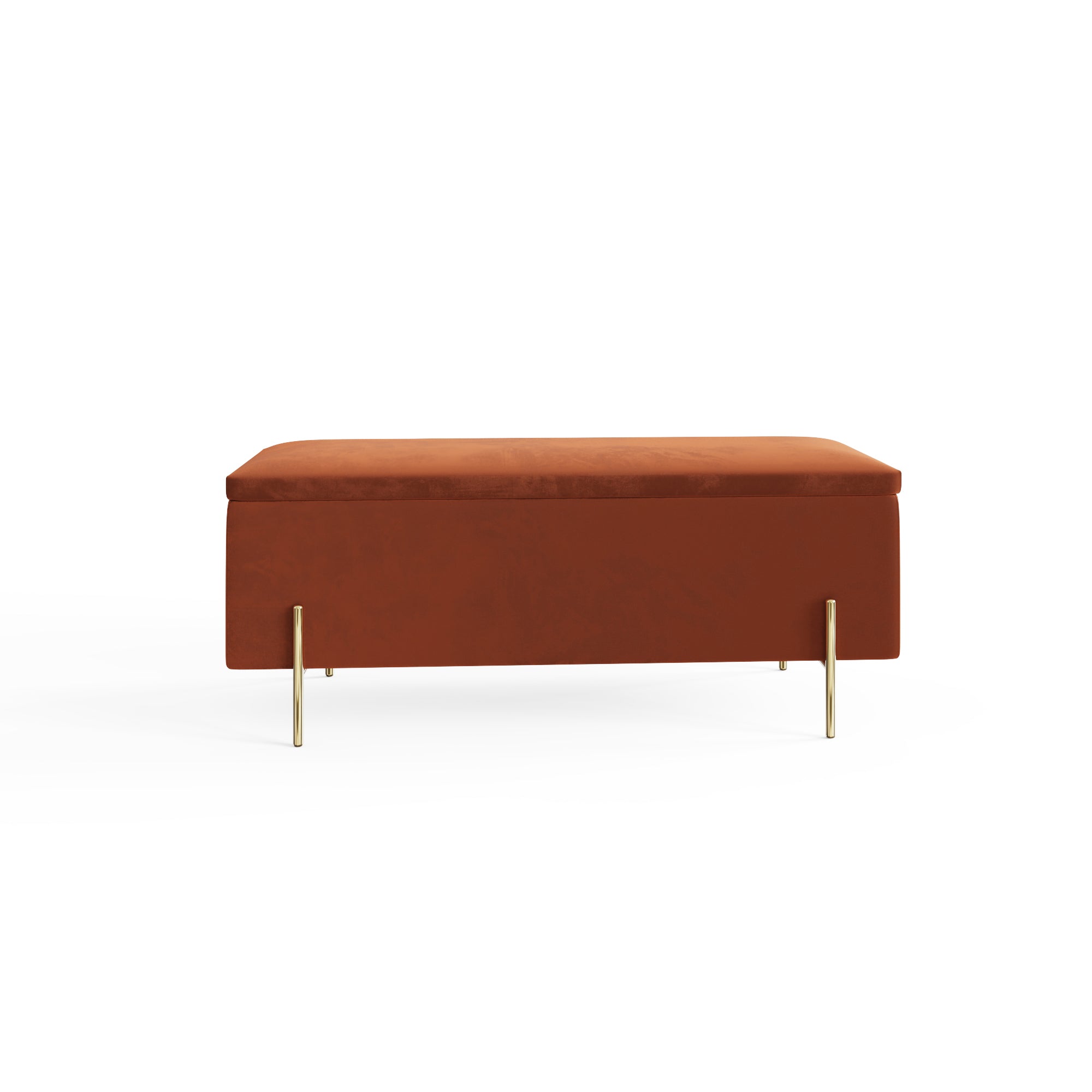 Mystica Ottoman Storage Bench Russet – GFW, view 6
