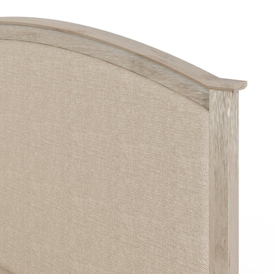 Madrid Ottoman Bed Limed Oak Fabric Headboard Natural – GFW, view 7