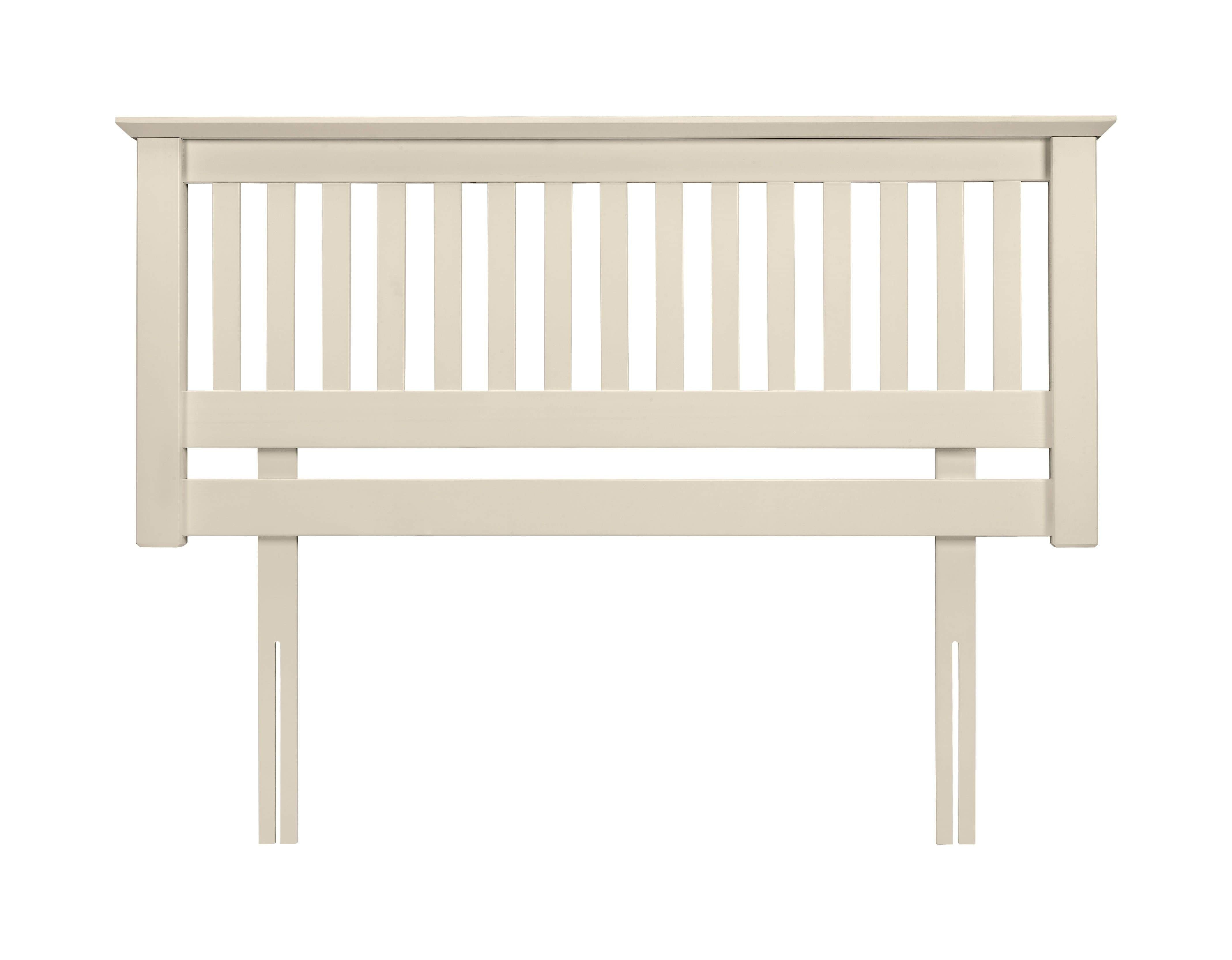 Julian Bowen HeadBoard Barcelona White Headboard - Headboard - Stone White