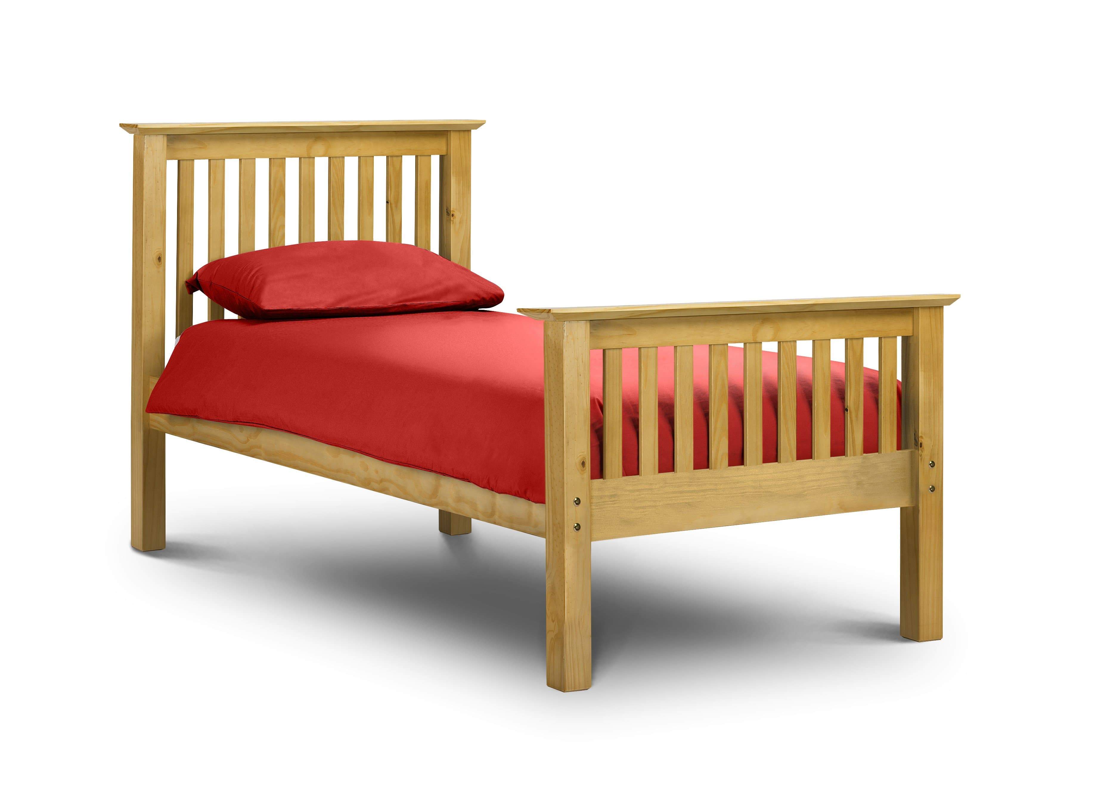 Julian Bowen Wood Bed Barcelona Bed Hfe Pine - Solid Pine - Pine