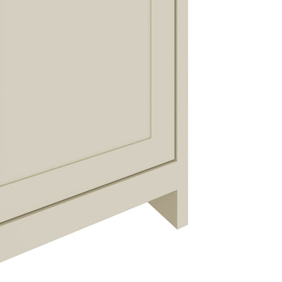 Lancaster 2 Door Shoe Cabinet Cream – GFW, view 9