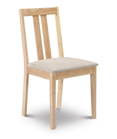Rufford Dining Chairs - Oak (Set Of 2) – Julian Bowen, view 3