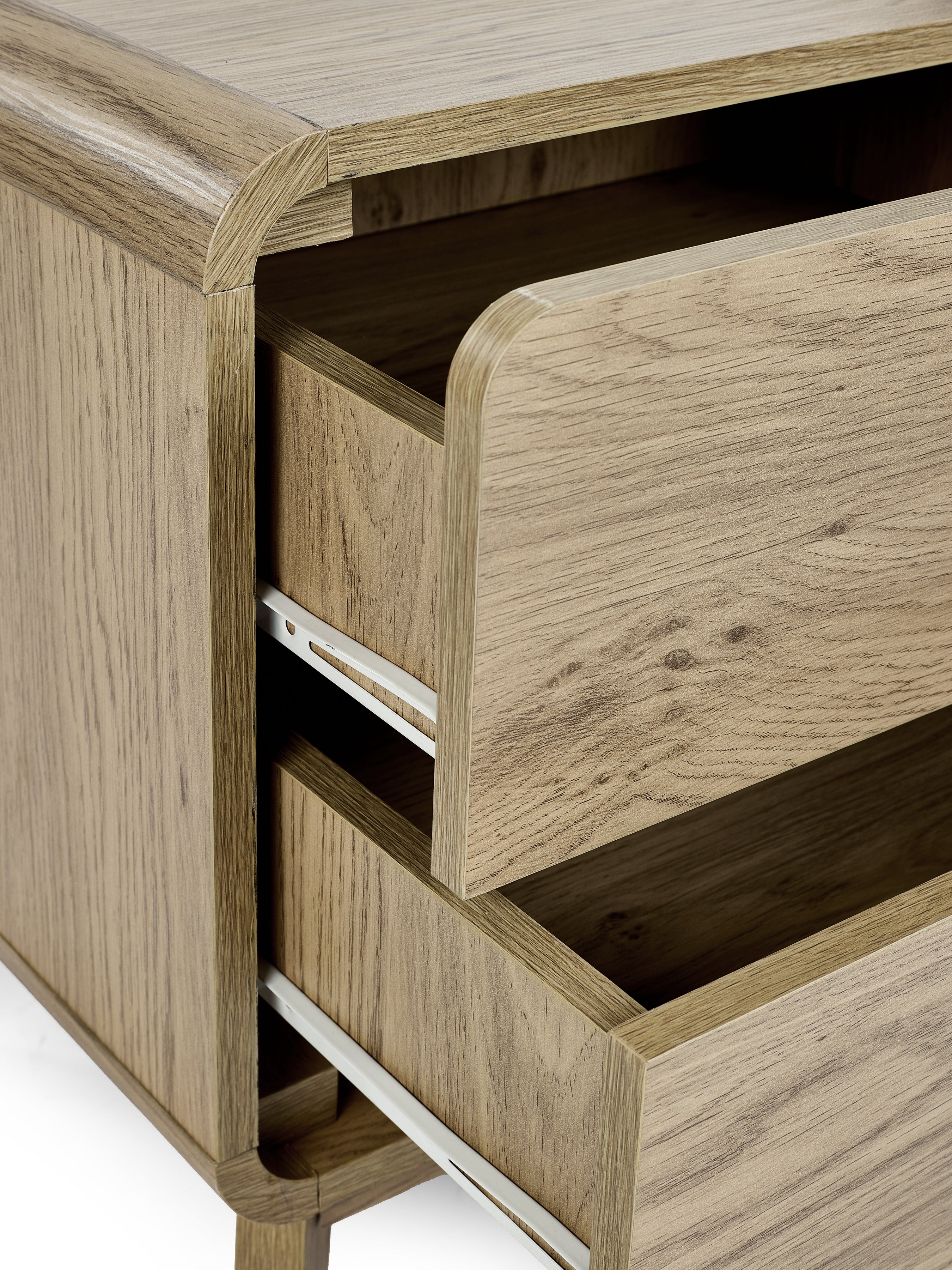 Ingrid 2 Drawer Bedside Oak – Julian Bowen, view 11
