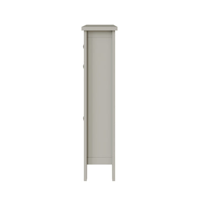 Deluxe Two Tier Shoe Cabinet – Grey