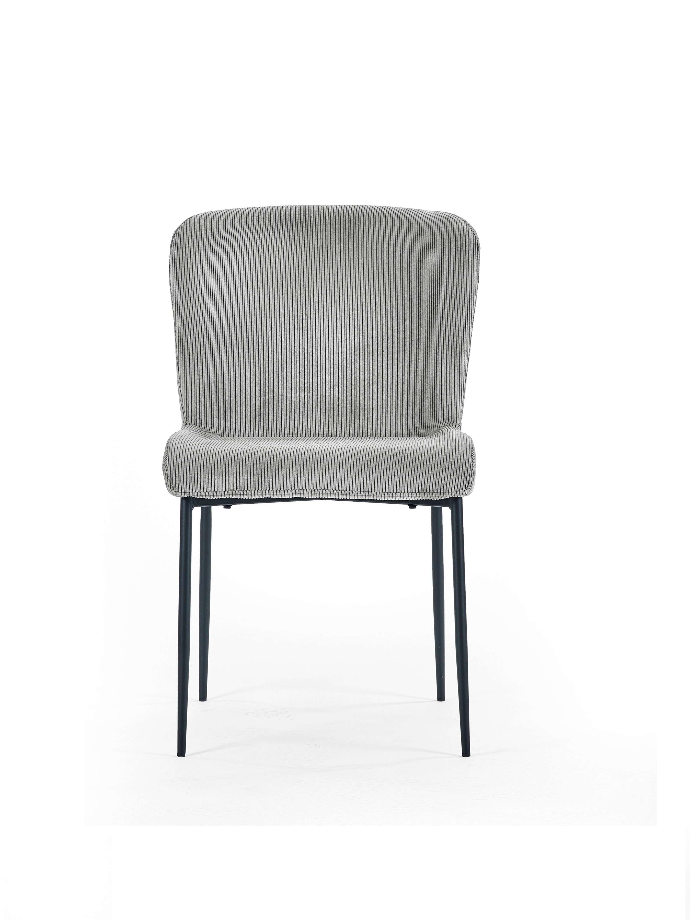 Leonie Dining Chairs - Grey (Set of 2) – Julian Bowen, view 3