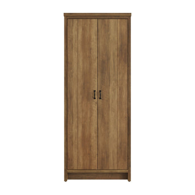 Boston 2 Door Wardrobe Knotty Oak – GFW