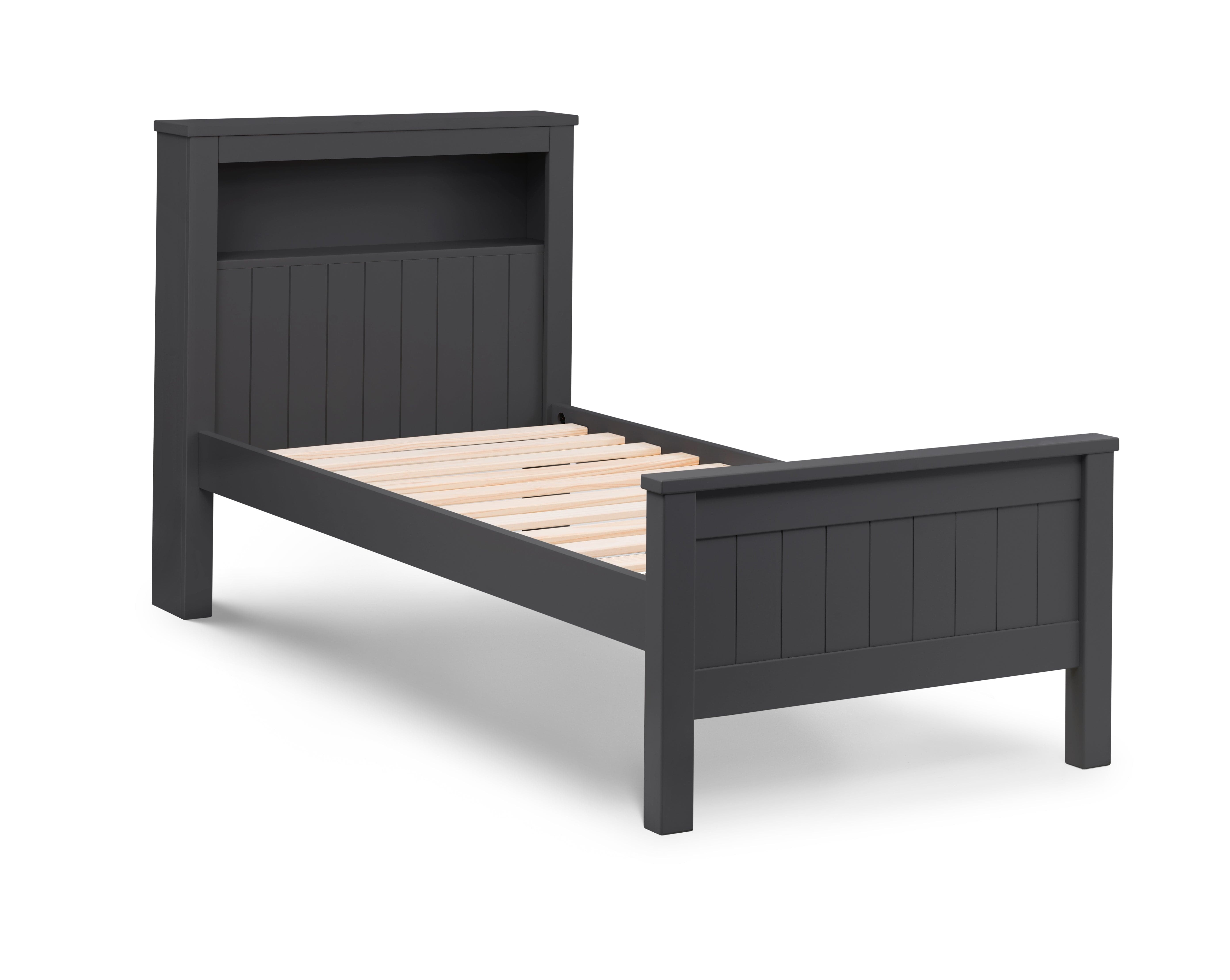 Maine Bookcase Bed - Anthracite – Julian Bowen, view 2