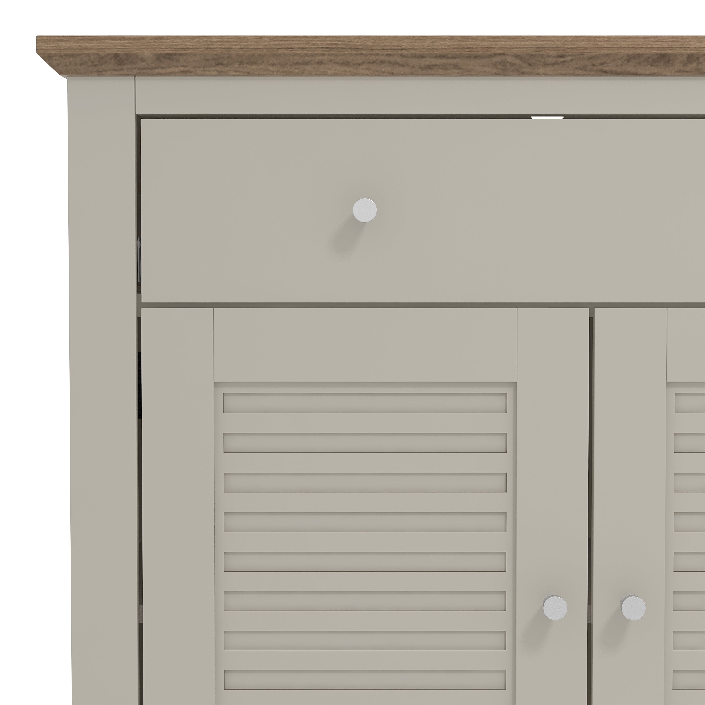 Salcombe Compact Sideboard Light Grey – GFW, view 5