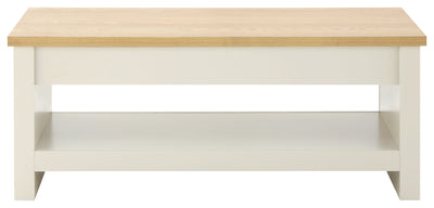 Lancaster Lift Up Coffee Table Cream – GFW