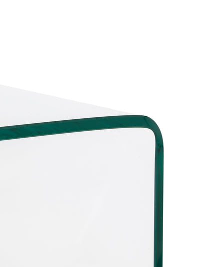 Amalfi Bent Glass Console Table – Julian Bowen, view 6