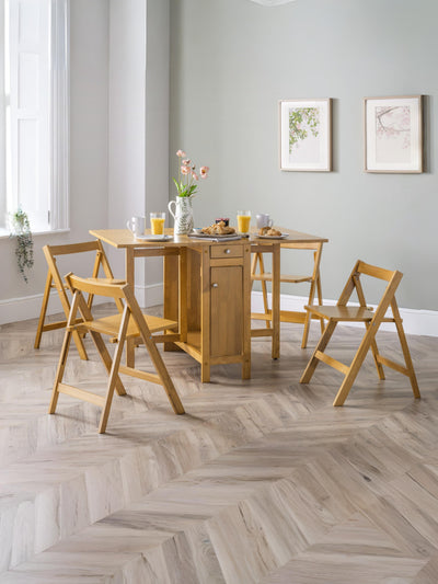 Savoy Dining Set - Light Oak – Julian Bowen, view 6