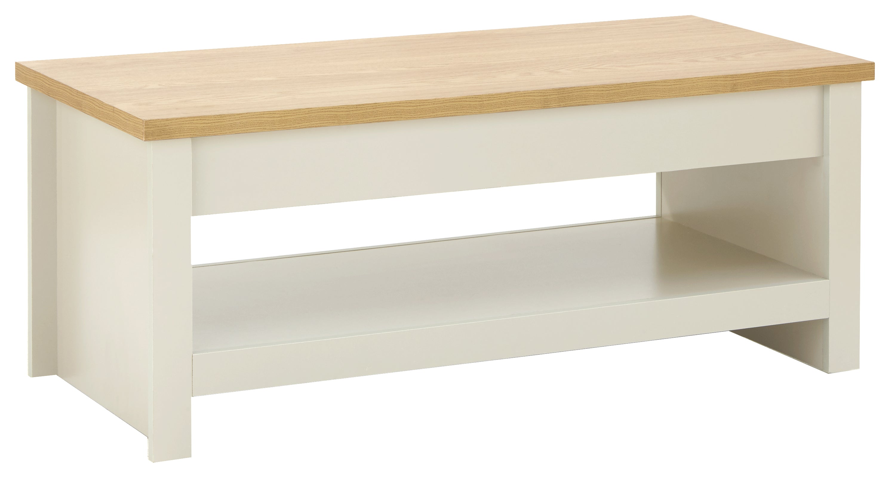 Lancaster Lift Up Coffee Table Cream – GFW, view 9