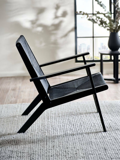 Icaria Accent Chair Black – Julian Bowen, view 7