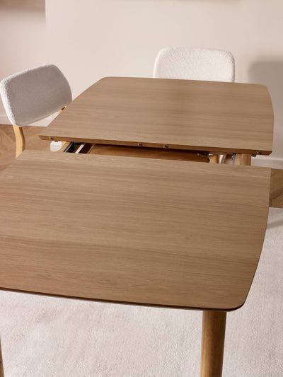 Theia 180-220cm Extending Dining Table – Julian Bowen, view 11