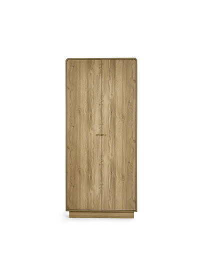 Ingrid 2 Door Wardrobe Oak – Julian Bowen, view 4