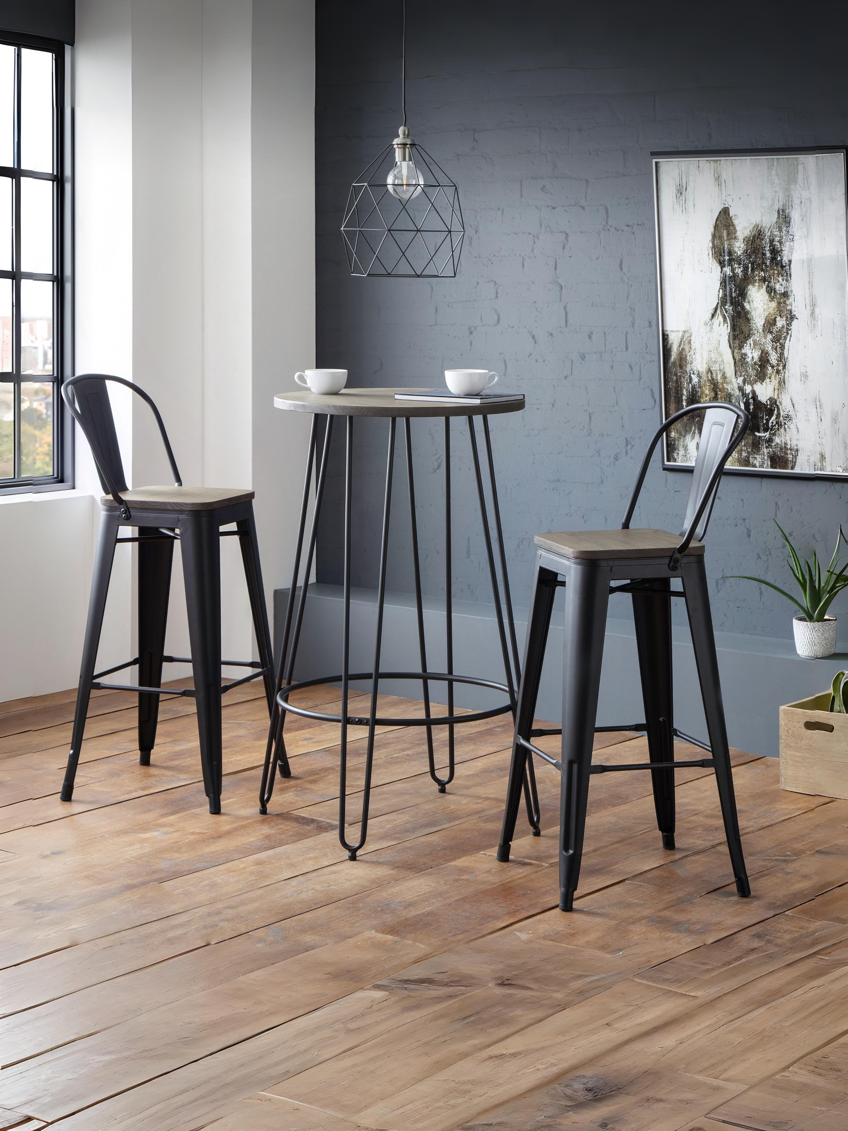 Grafton Metal Bar Stools (Set Of 2) – Julian Bowen, view 2
