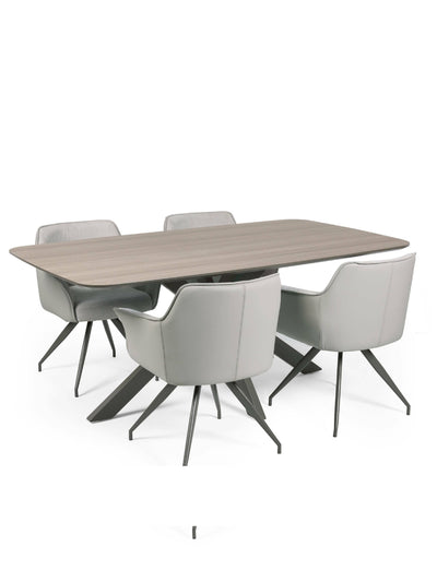 Noah Ivory Fabric Dining Chair – Julian Bowen, view 13