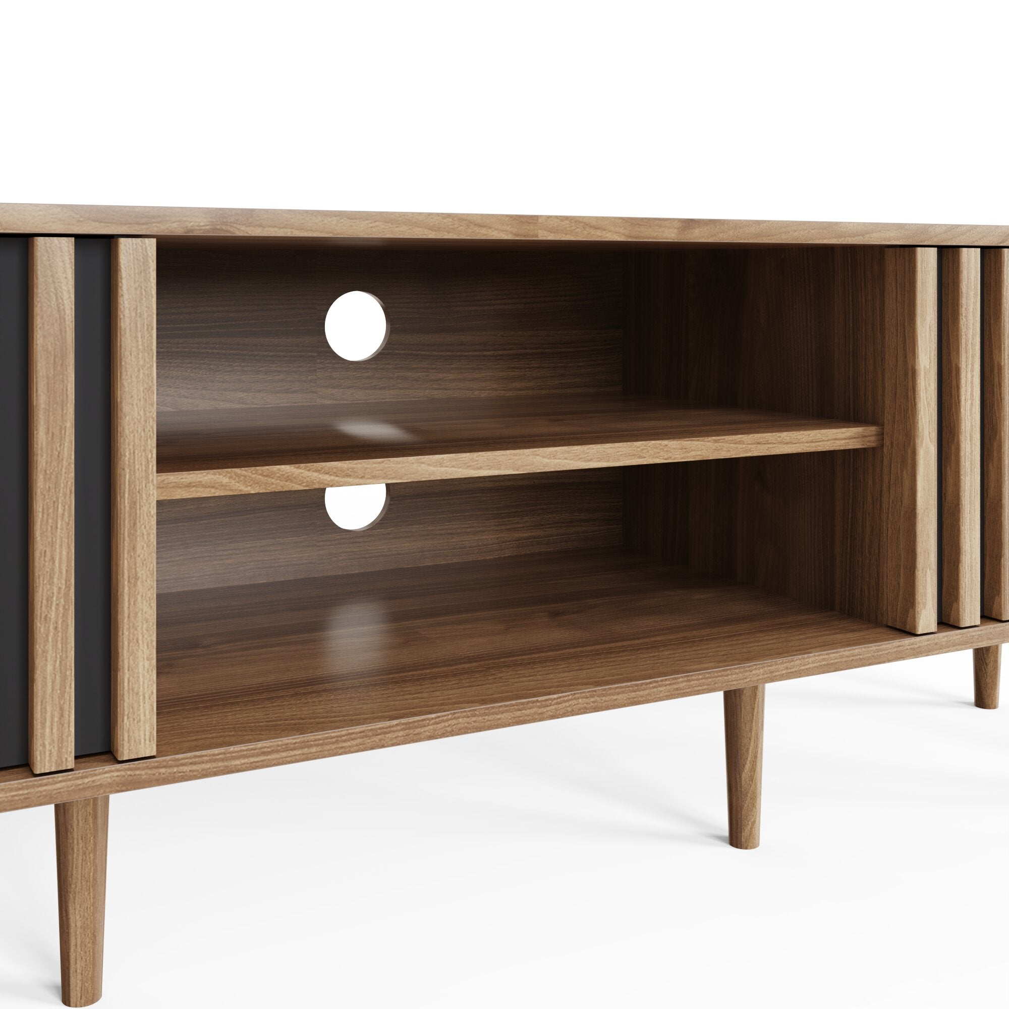 Rowan TV Unit Oak – GFW, view 4