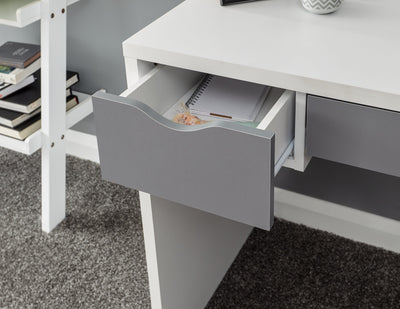 Elizabeth Dressing Table Set – White & Grey